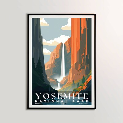 Yosemite National Park Poster, Travel Art, Office Poster, Home Decor | S3 - image2